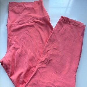 Lululemon Wunder Under Leggings Size 14 Color Glaze Pink